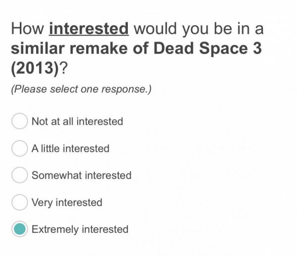 EA намекает на ремейки Dead Space 2 и Dead Space 3