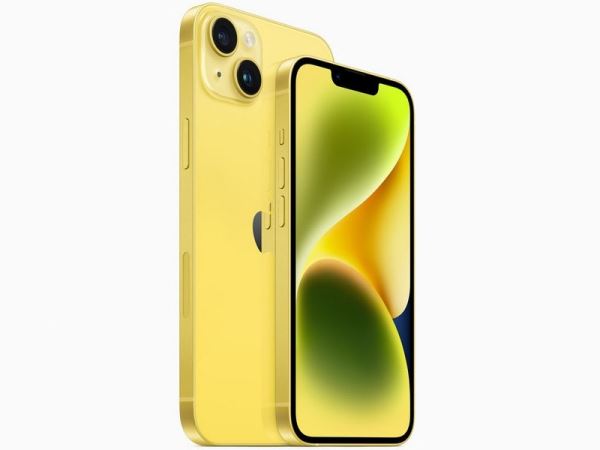 Apple представила iPhone 14 и 14 Plus в новом жёлтом цвете 