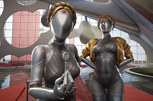 Представлены реалистичные фигурки роботов-близняшек из Atomic Heart