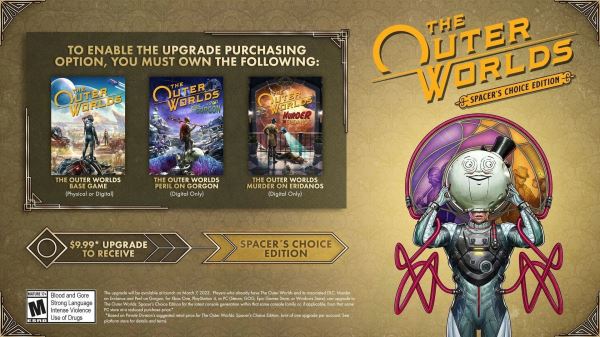 The Outer Worlds: Spacer’s Choice Edition для PlayStation 5 и Xbox Series X|S получит не только улучшенную графику