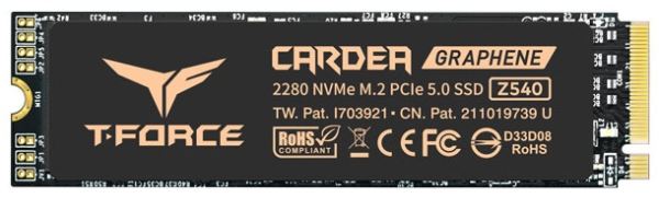 TeamGroup представила T-Force Cardea Z540 — PCIe 5.0 SSD, который быстрее аналогов до 20 % 