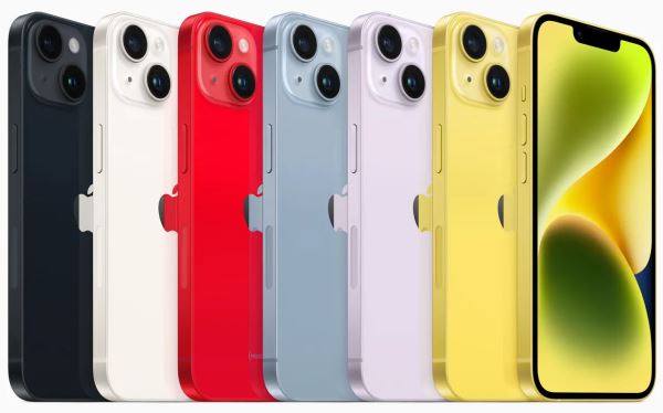 Apple представила желтый iPhone 14
